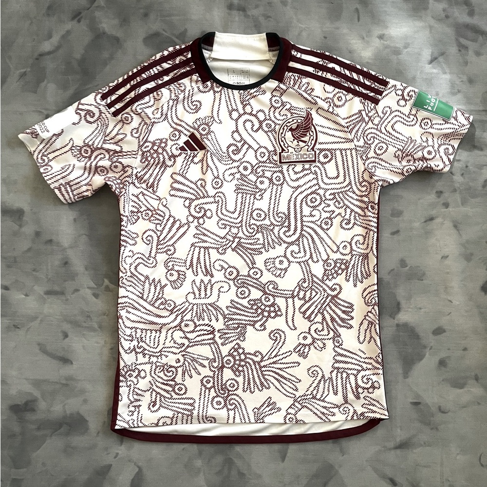 Adidas Hirving Lozano White Mexico National Team 2022/23 Away Replica Jersey